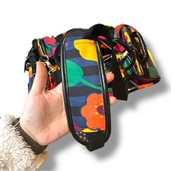 Women’s Betsey Johnson Jewel Floral Wheeled Weekender Bag - Picture 7 of 15